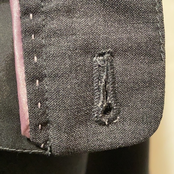 ANN TAYLOR CUFFED CHARCOAL GREY DRESS PANTS SZ 2P - Picture 13 of 16